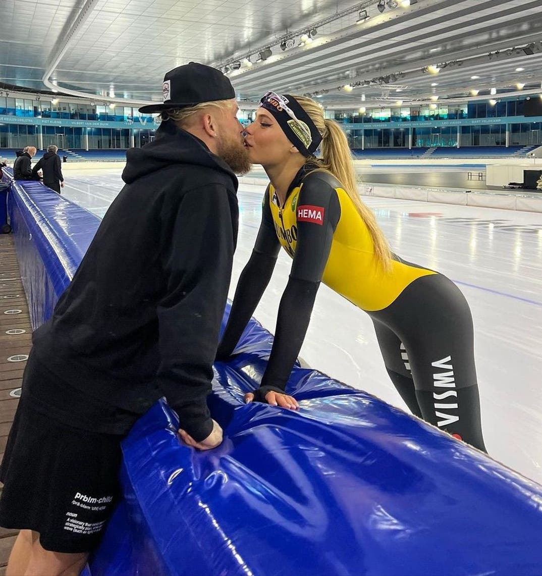 Jake Paul and Jutta Leerdam