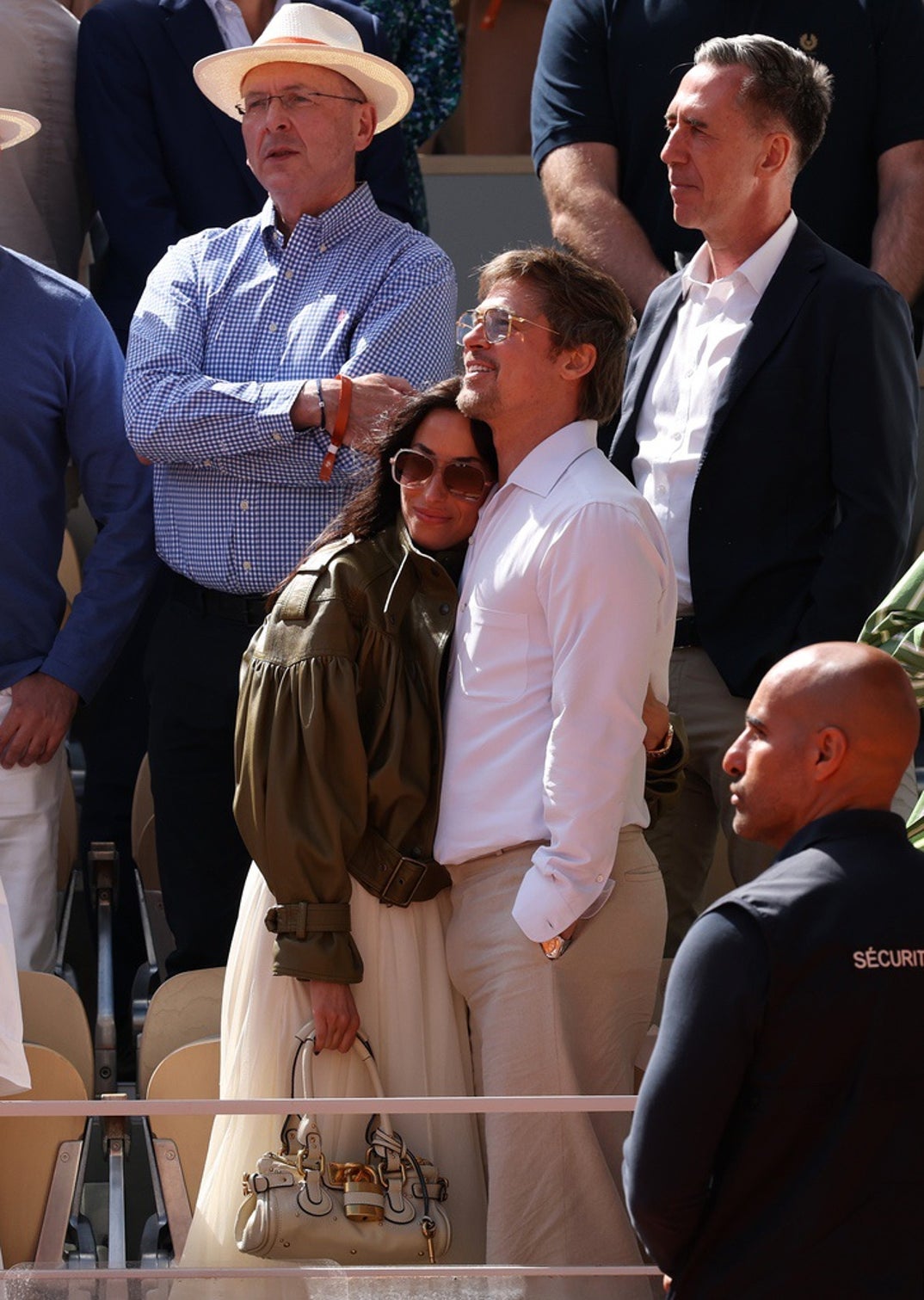 Brad Pitt Ines de Ramon Together 4