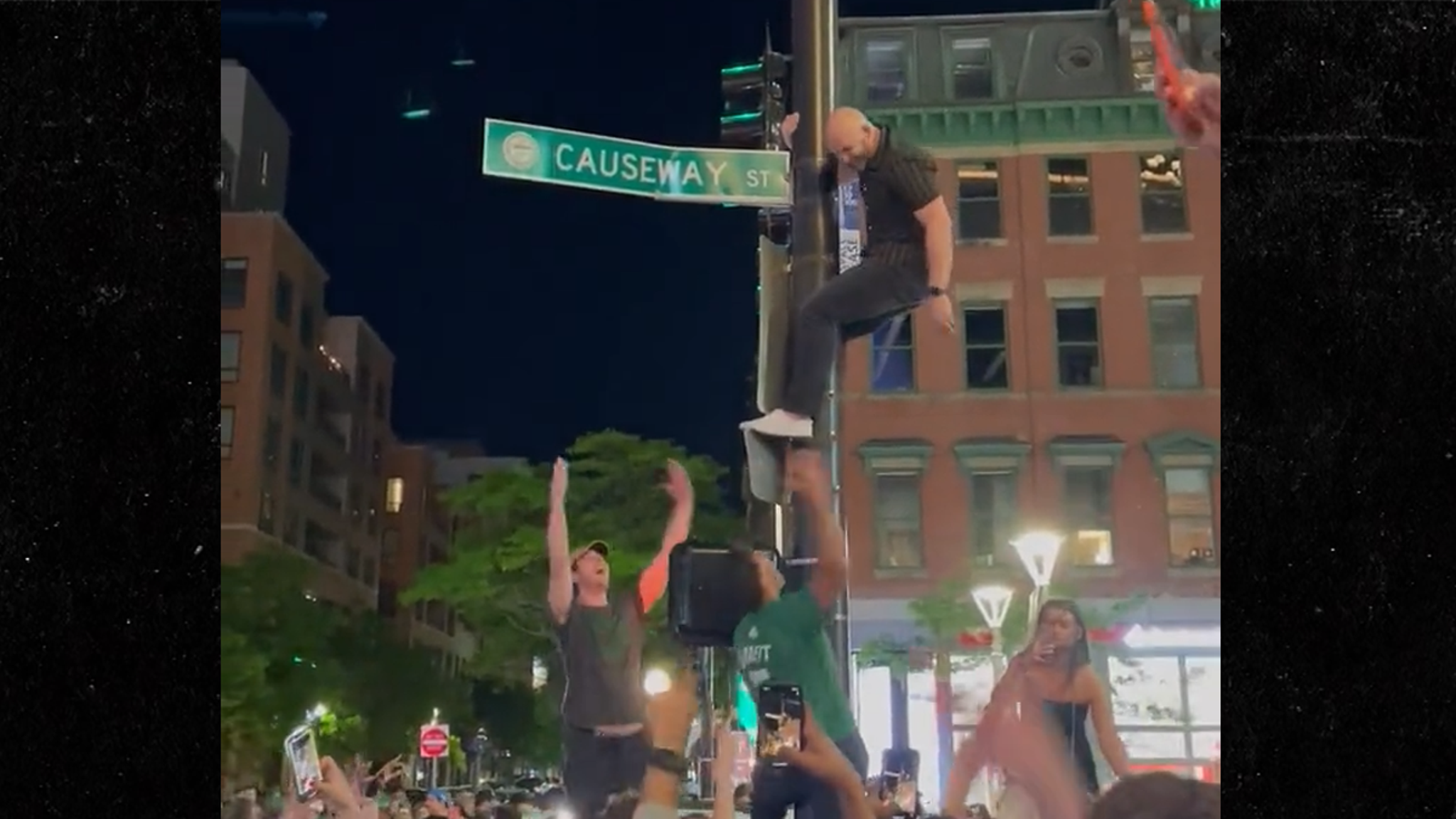Boston Celtics Fans Party In Streets After Buzzer-Beater Win Against Miami Heat