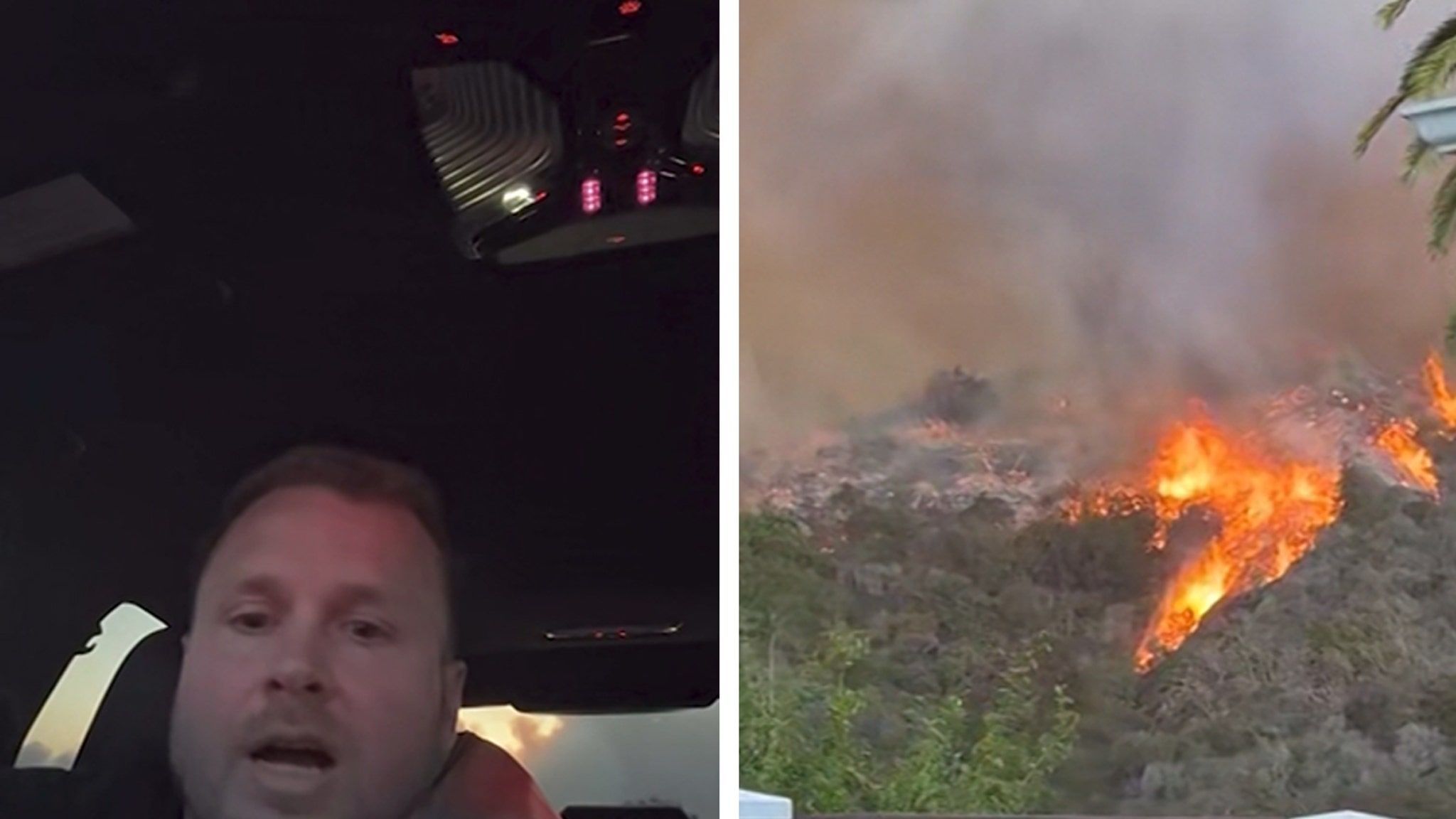 Spencer Pratt Posts Video of Himself Watching His Home Go Up In Flames