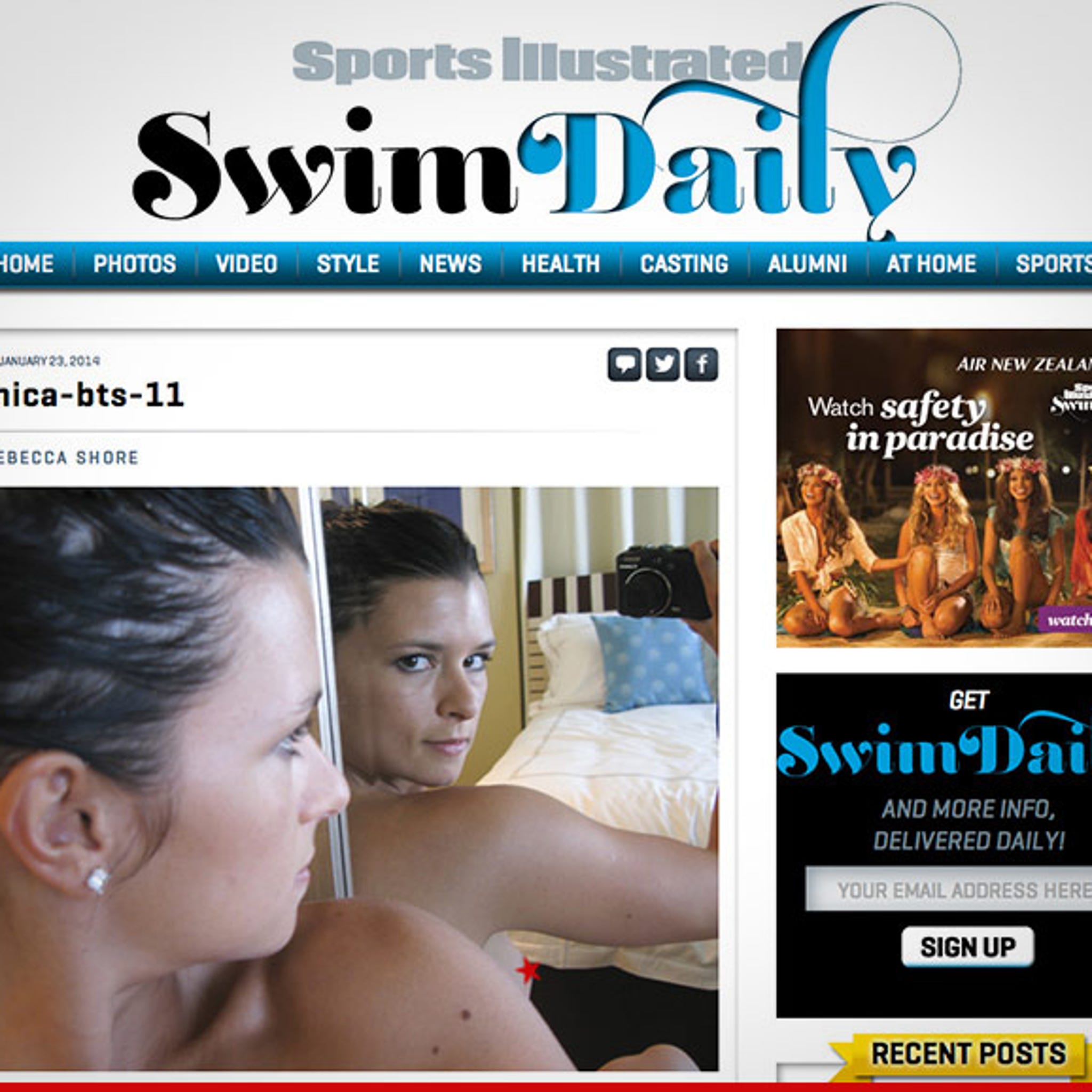 Danica Patrick -- Sports Illustrated Pulls Down Nipple Pic