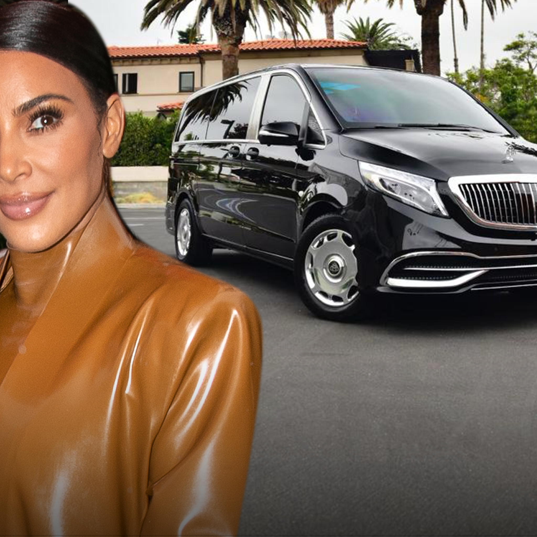 Kim Kardashian Buys $400K Luxury Maybach Minivan to Shuttle Kids