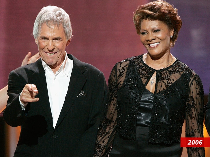 Músicos Burt Bacharach e Dionne Warwick