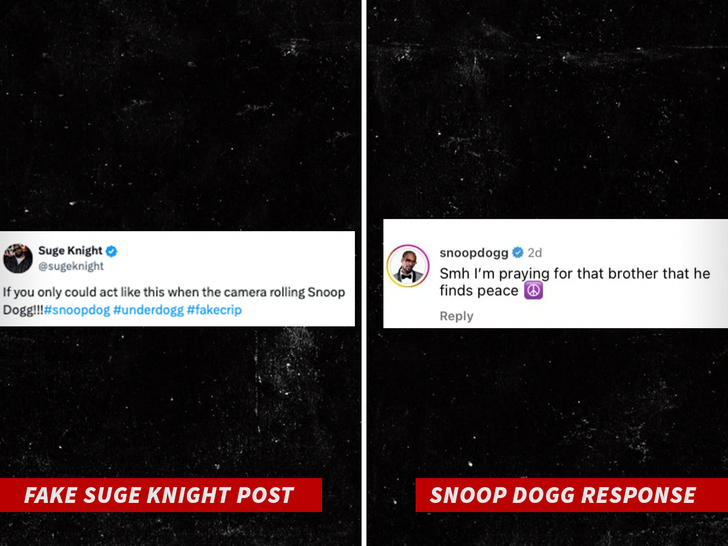 Fake Suge Knight Post Snoop Dogg