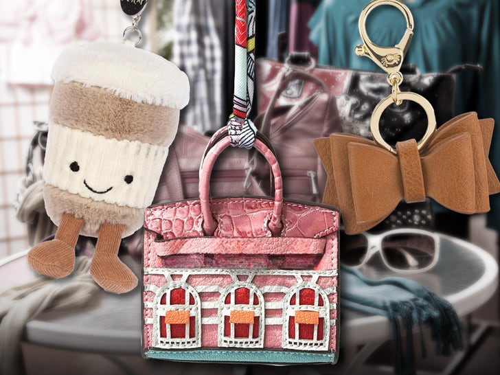 thumbnail image 2 of Coach Small Pretzel Bag Charm Keychain 2 of 13