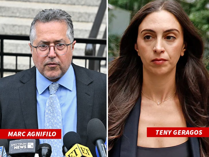 Teny Geragos Marc Agnifilo getty