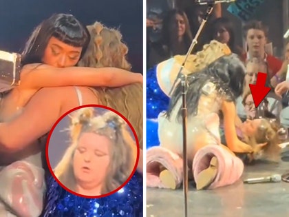 Katy Perry fan passes out on stage