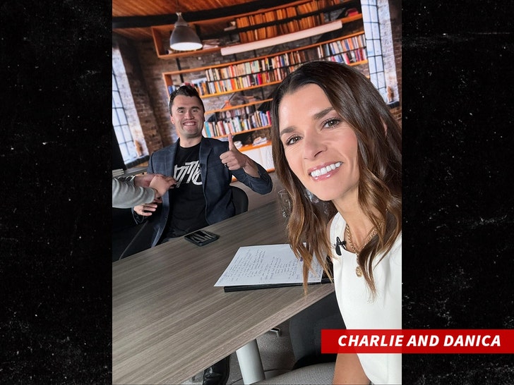 Charlie kirk and Danica patrick insta 2