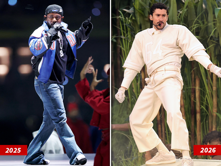 Kendrick Lamar Bad Bunny Superbowl dividido Sub Getty