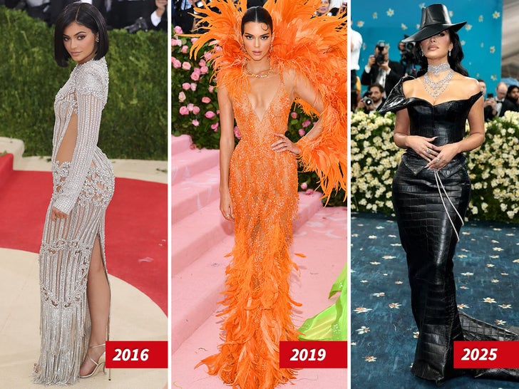 Kardashian-Jenner Met Gala Looks Through The Years
