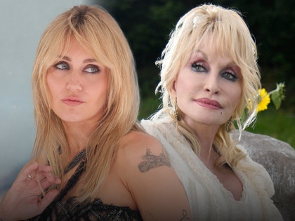 miley cyrus and dolly parton getty 2