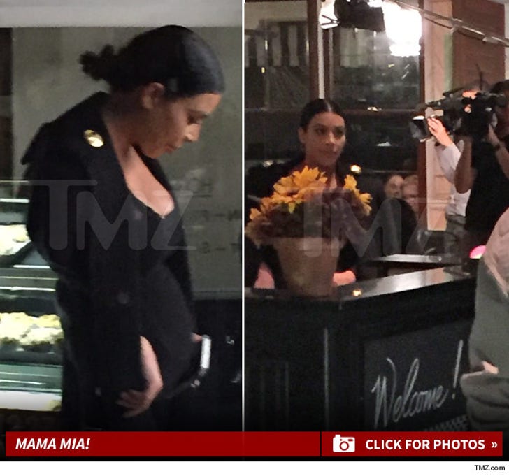 Kim Kardashian -- Black is Belly, Belly Slimming
