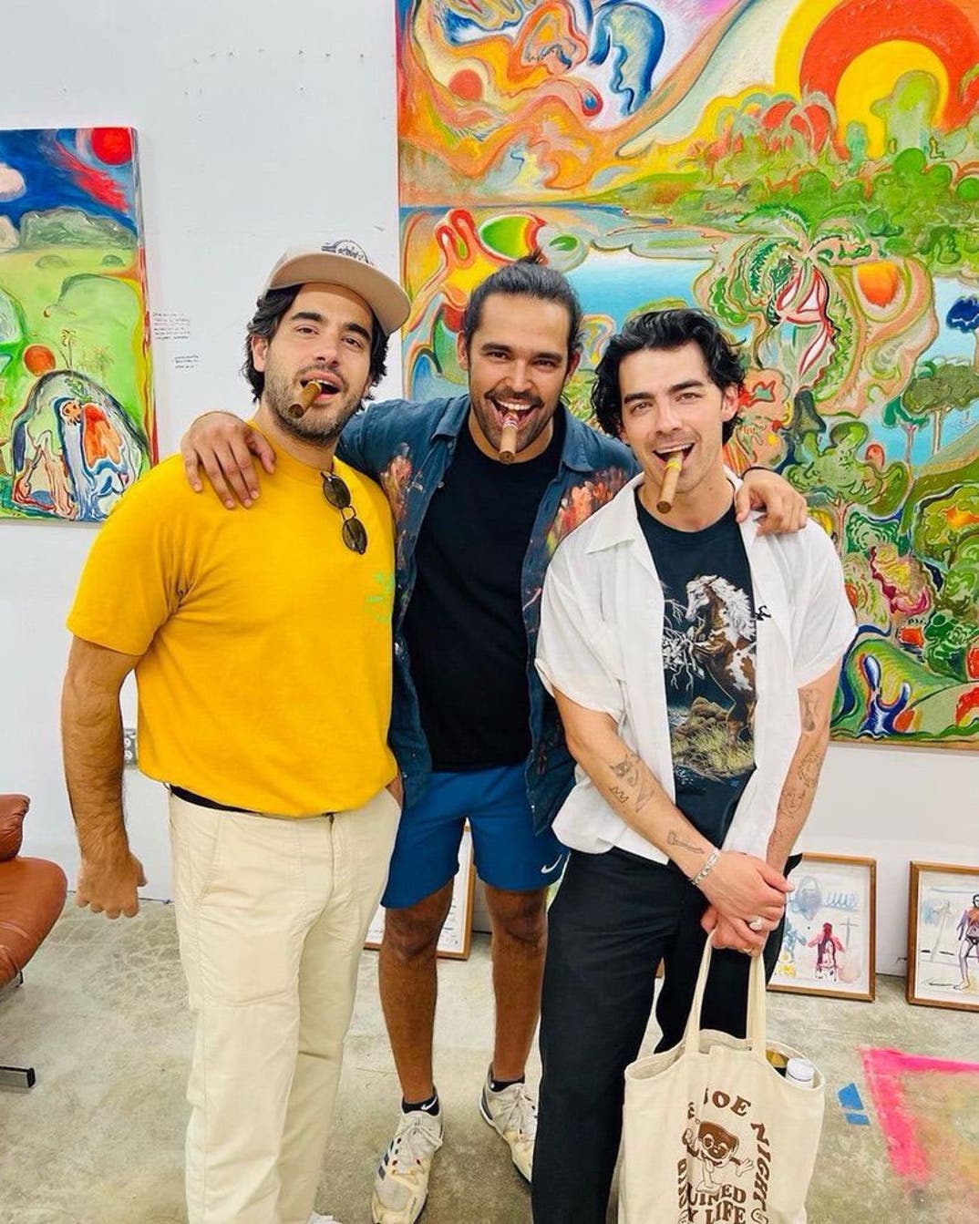 Deleasa, Alejandro Bello, and Joe Jonas