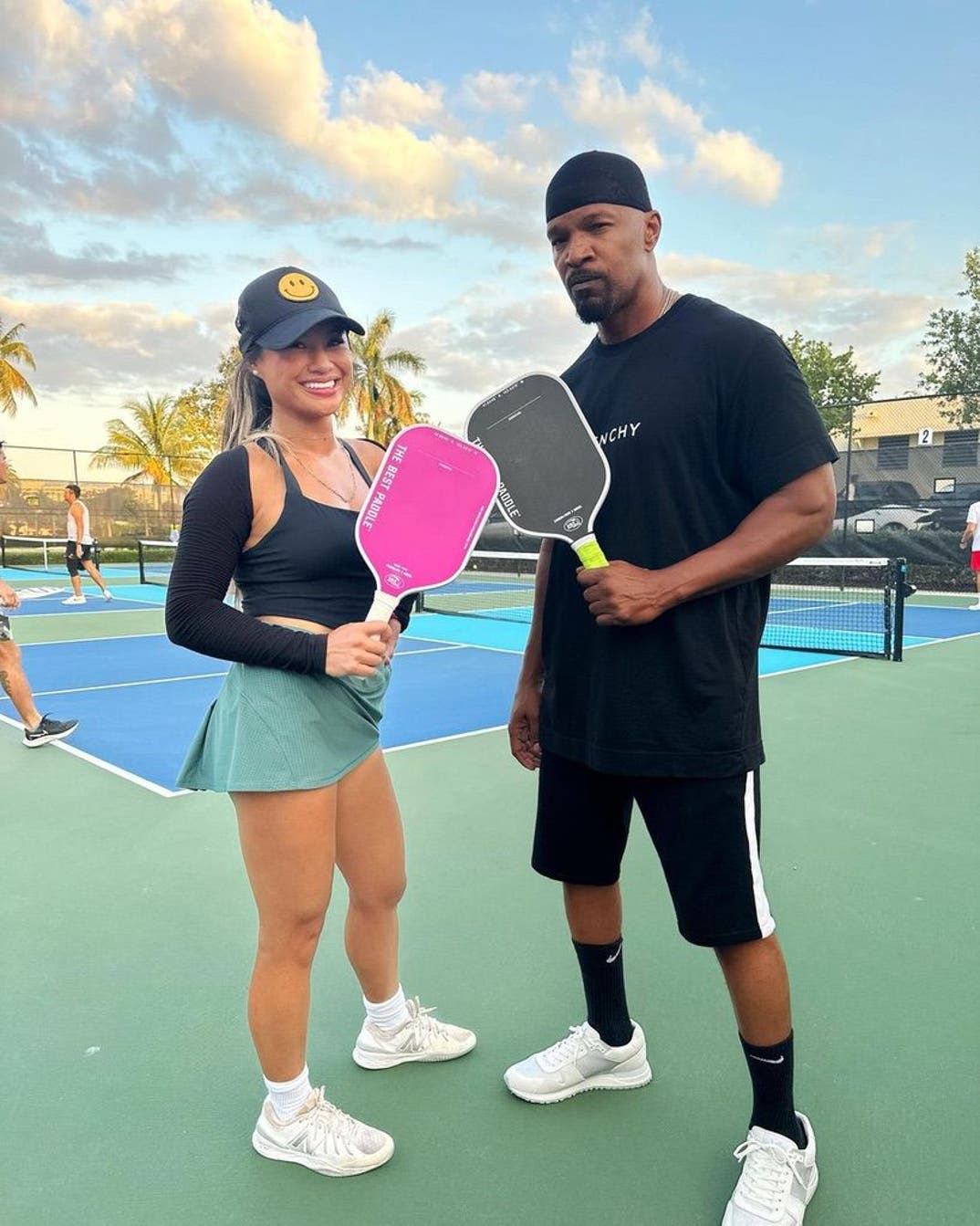 Chanelle Van Nguyen and Jamie Foxx