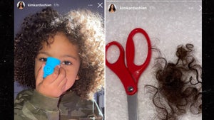 Kim Kardashian’s Son, Saint, Cuts His Own Hair with Kids' Scissors
