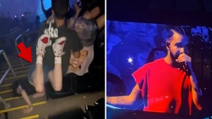 Woman Face-Plants Down Stairs In Freak-Out Over Jayson Tatum Cameo At Drake Concert
