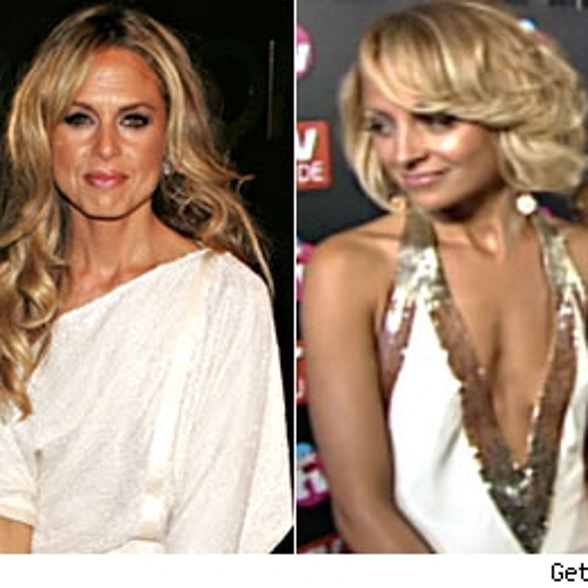 Rachel Zoe and Nicole Richie during Movieline Hollywood Life's