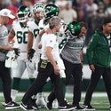 Aaron Rodgers Carried Off Field With Injury During First Career Jets Drive