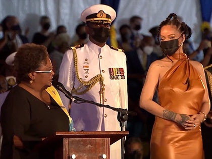 Rihanna Named National Hero During Barbados Republic Ceremony