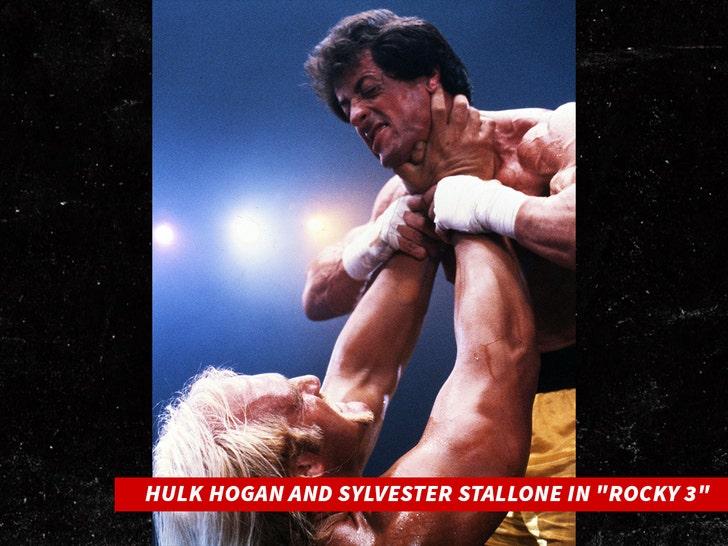 hulk hogan and sylvester stallone in rocky 3 alamy 1