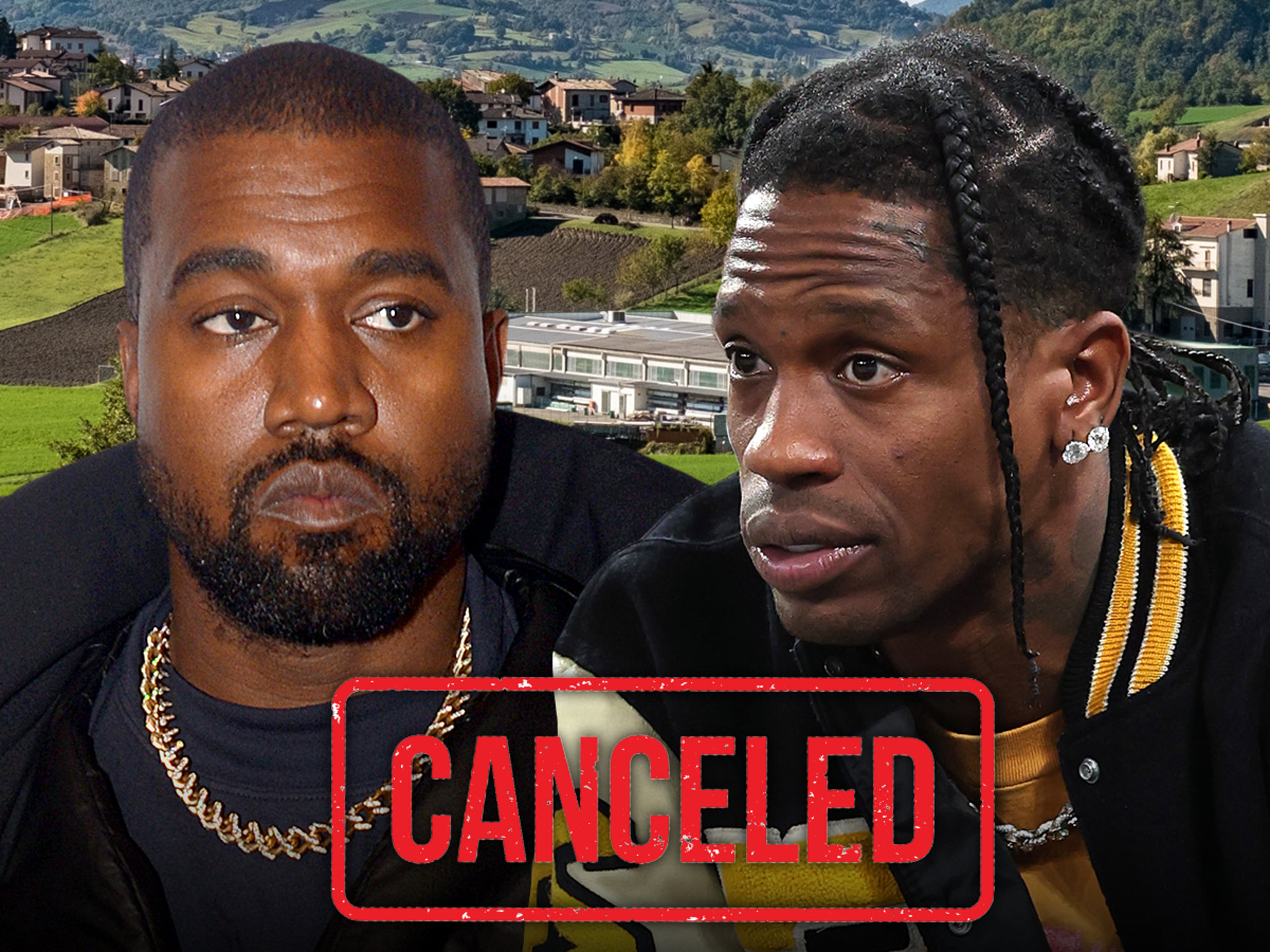 Kanye West, Travis Scott Italy Shows Scrapped, Due to Crowd