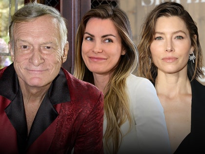 hugh hefner crystal hefner jessica biel getty 1
