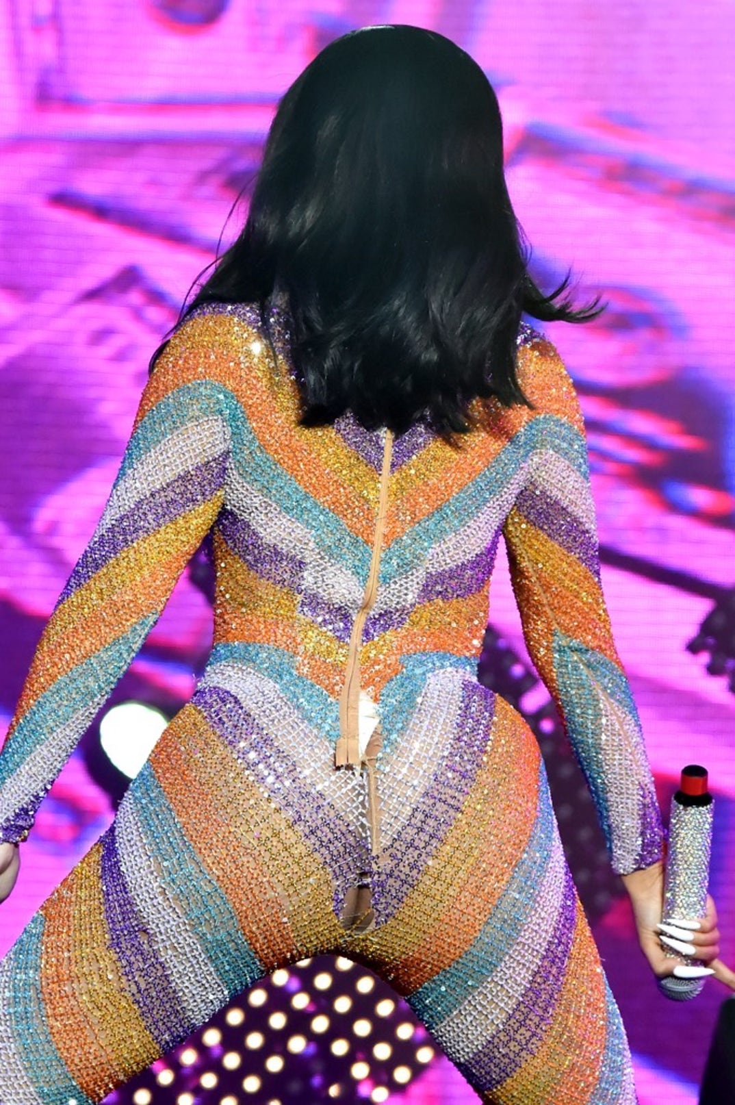 Cardi B S Wardrobe Malfunction At Bonnaroo