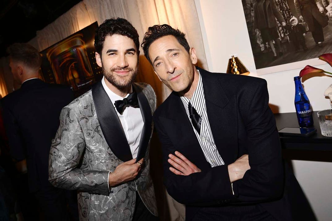 Darren Criss and Adrien Brody