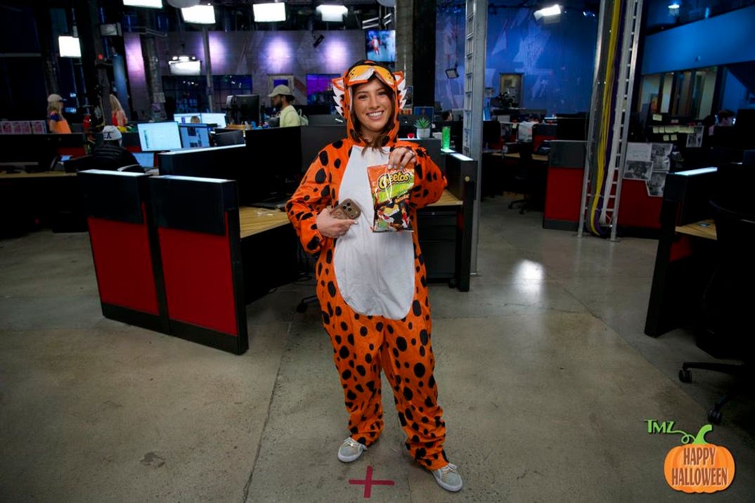 Sophia as Chester Cheeto