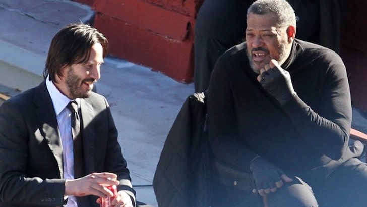 John Wick 2  Keanu Reeves e Laurence Fishburne se encontram em