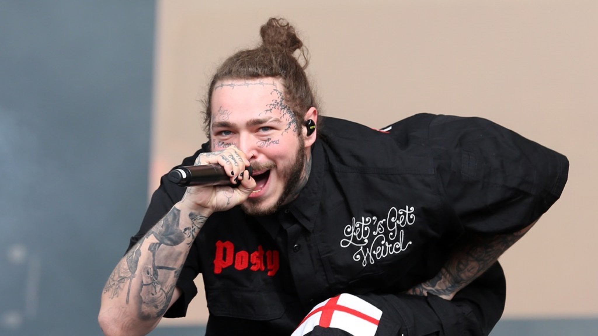 Post Malone's Live Reading Festival Performance