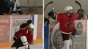 Justin Bieber Celebrates Hockey Goal With Zero Chill, Figure Skating Spins!