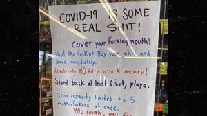 Bronx Liquor Store Keeps It Real Over COVID-19, STFU & Cover Your Mouth
