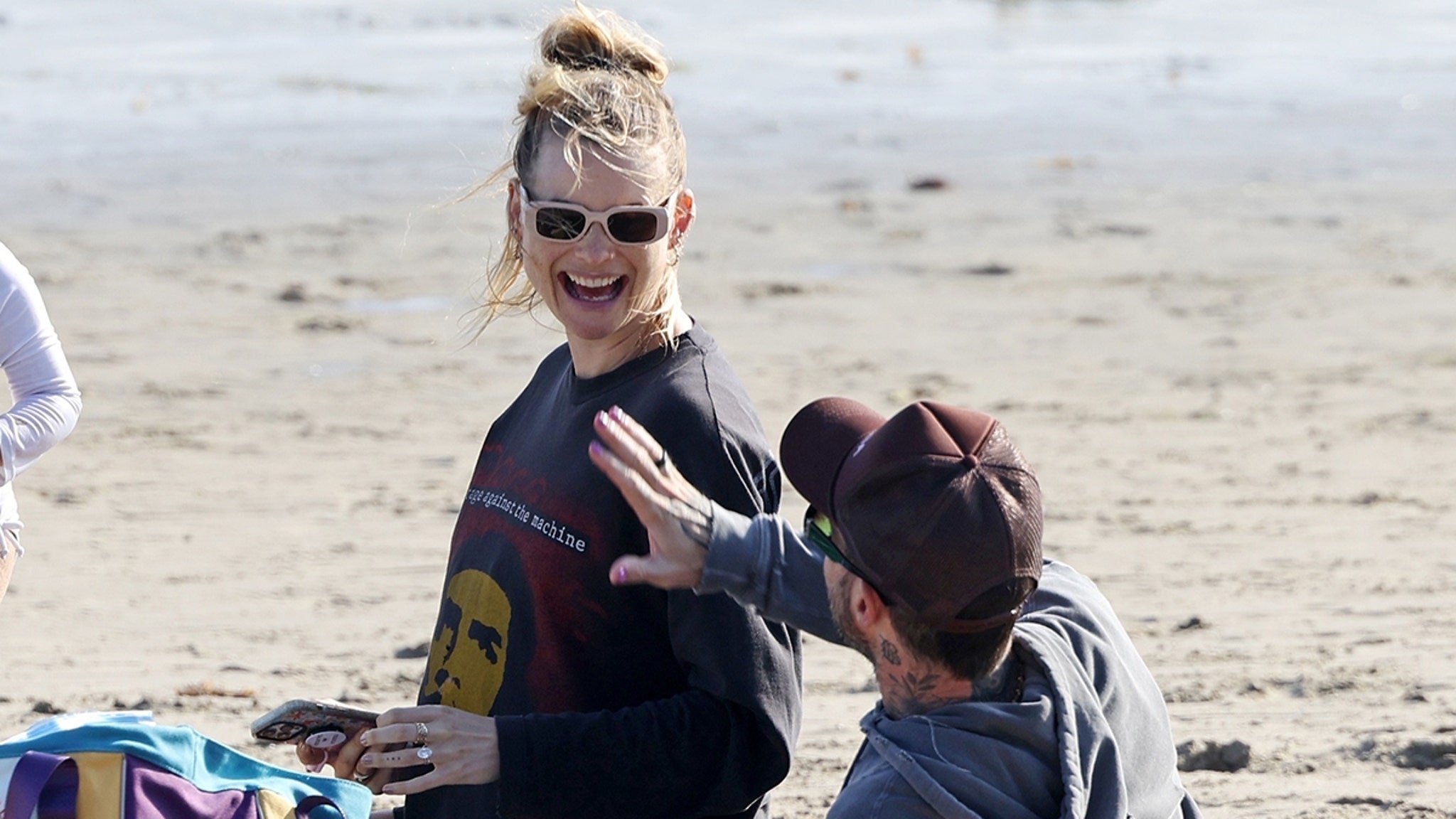Adam Levine and Behati Prinsloo All Smiles Hitting Beach After Sexting Scandal