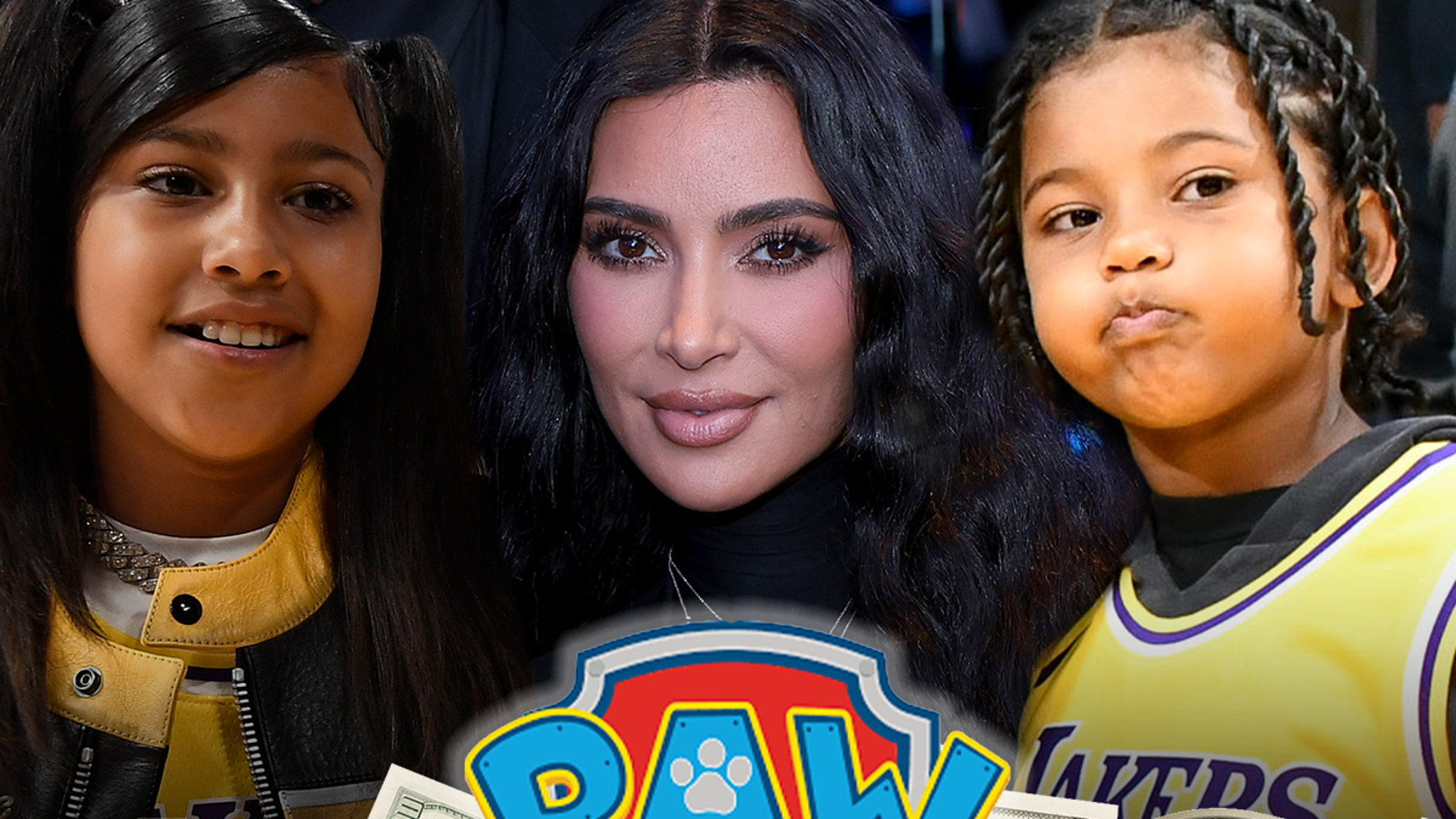 Kim Kardashian’s Kids North & Saint Made At Least $30,000 For ‘Paw Patrol’