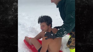 Shawn Mendes Goes Snow Sledding Shirtless in New Thirst Trap Post