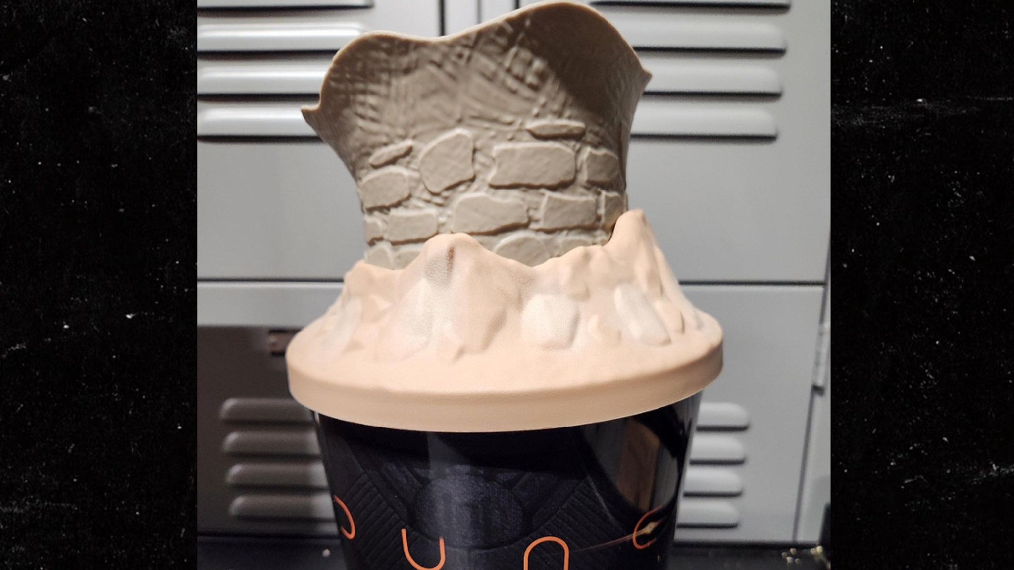 Dune 2'-Themed Worm Popcorn Bucket Compared to Vagina, Anus Opening