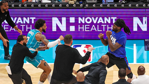 Isaiah Stewart miles bridges fight main