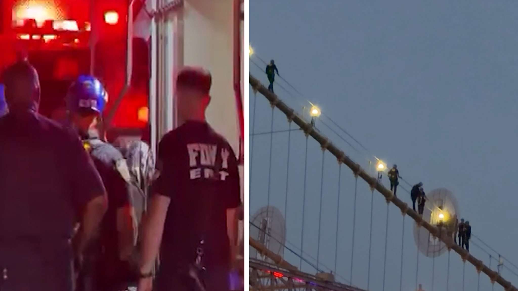 Brooklyn Bridge Drama: Woman Rescued By NYPD!