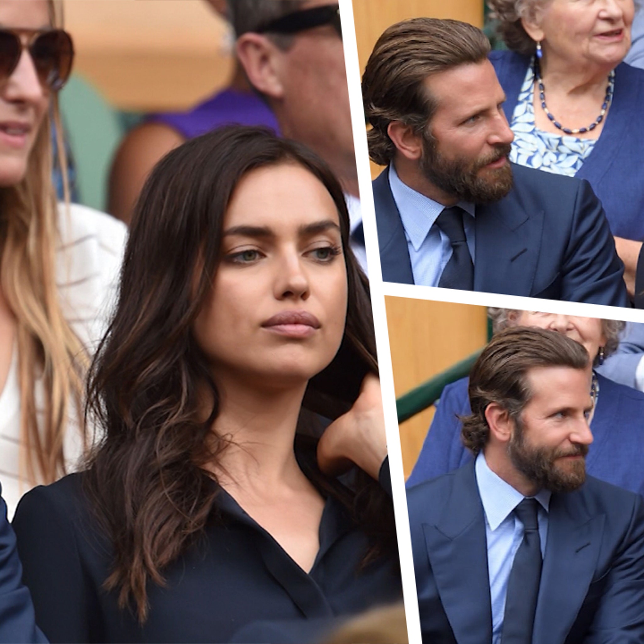 When Power Couple Bradley Cooper - Irina Shayk Fought At Wimbledon & The  Victoria's Secret Model Was Spotted Getting Teary-Eyed In A Viral Video