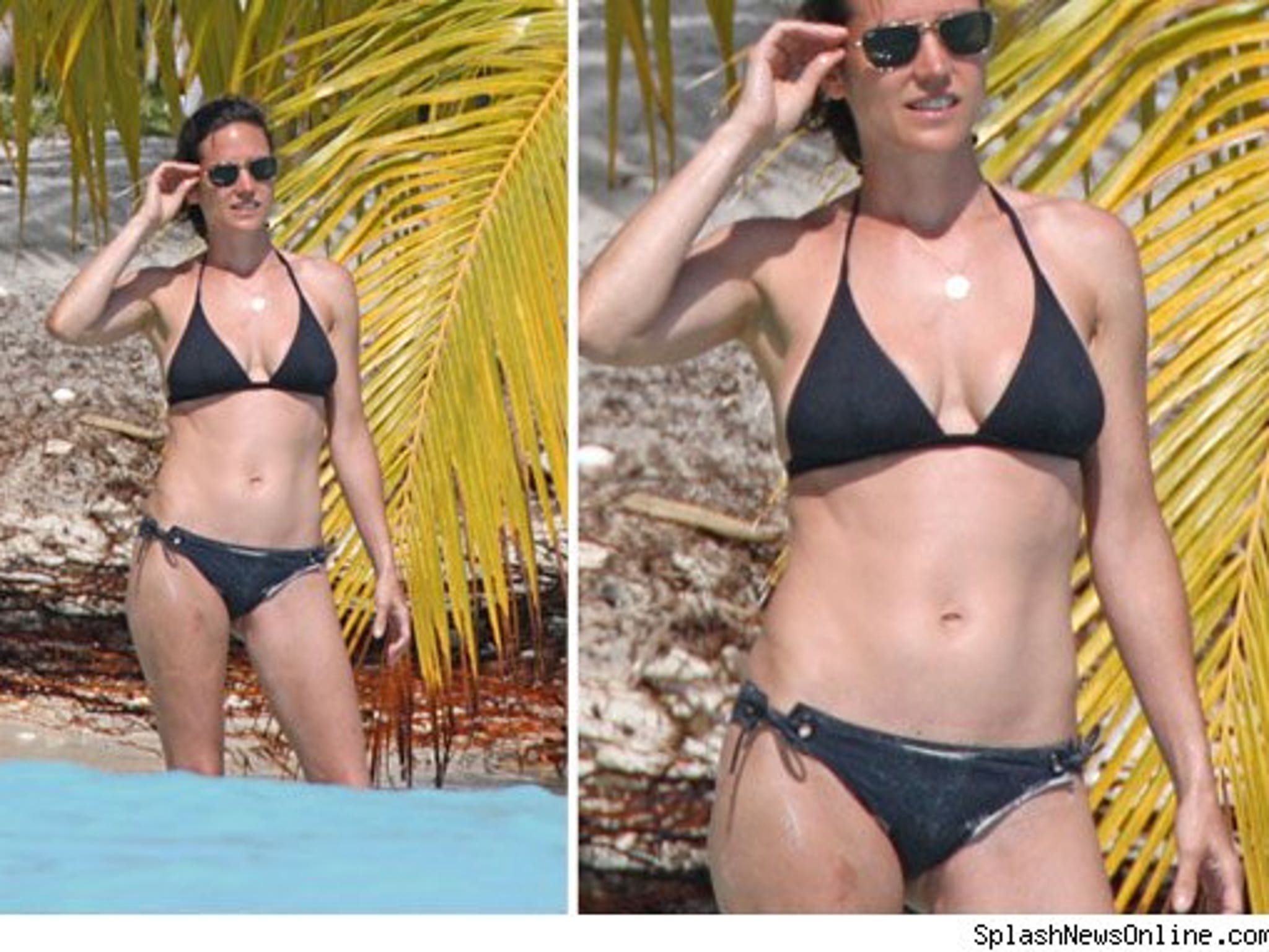 Jennifer Connelly, 52, shows off toned figure on luxe yacht