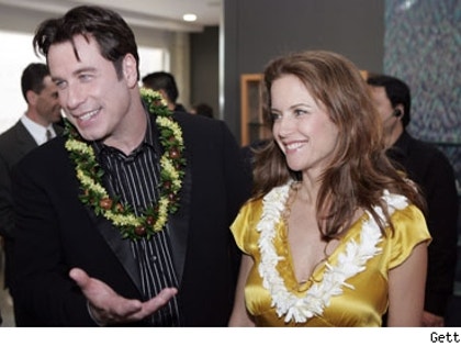 John Travolta and Kelly Preston