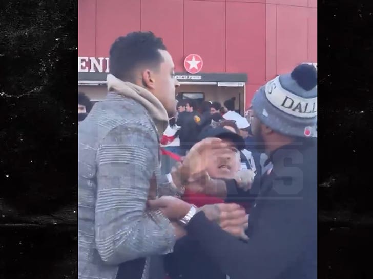 Matt Barnes spits on fiancee’s ex at 49ers playoff game after alleged threats, Push