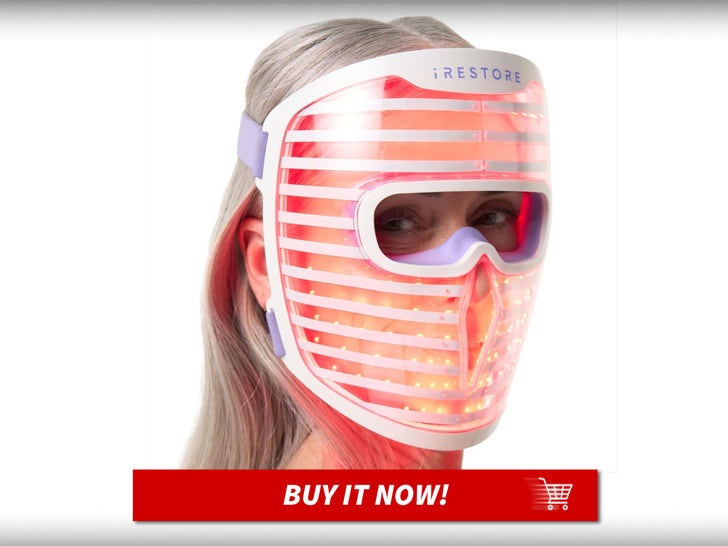 Face mask led by iRestore - Transparent Therapy