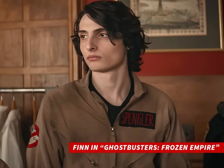 Finn Wolfhard GHOSTBUSTERS- FROZEN EMPIRE everett