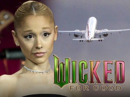 ariana grande wicked plane main getty2