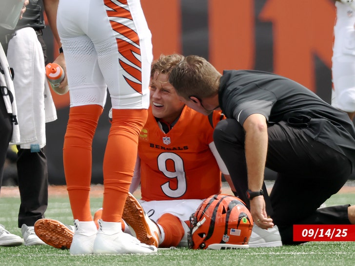 joe burrow injury on september 14 getty