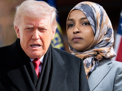 donald trump and Ilhan Omar getty 1