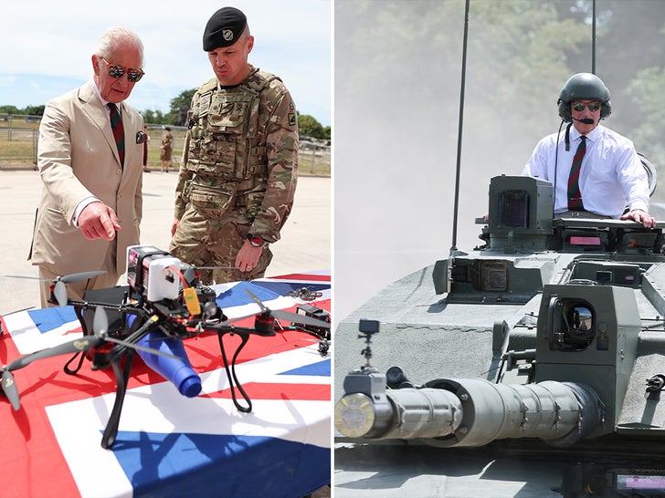 King Charles III Attends The Royal Tank Regiment's Families' Day