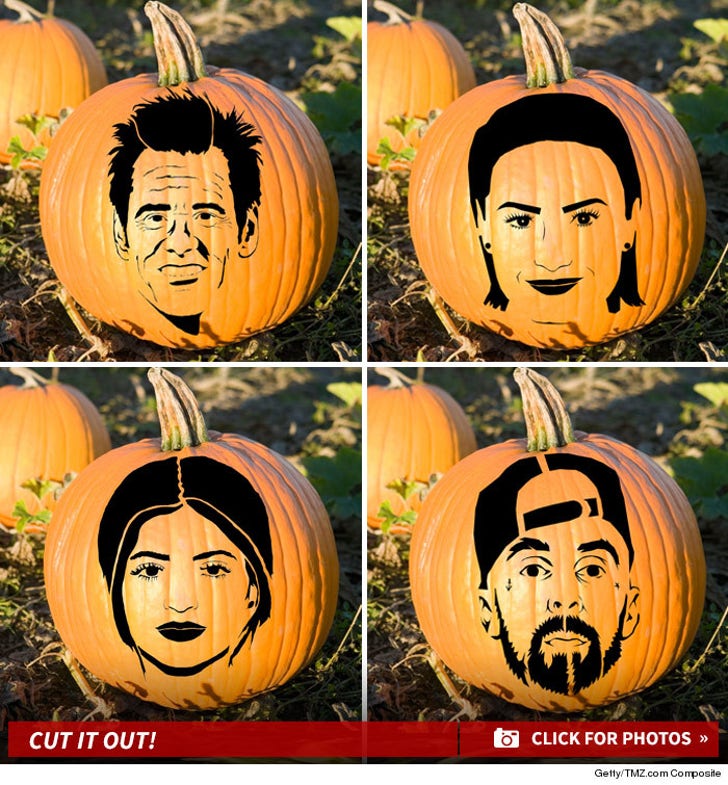 TMZ's Celebrity Pumpkin Stencils -- Cut It Out!